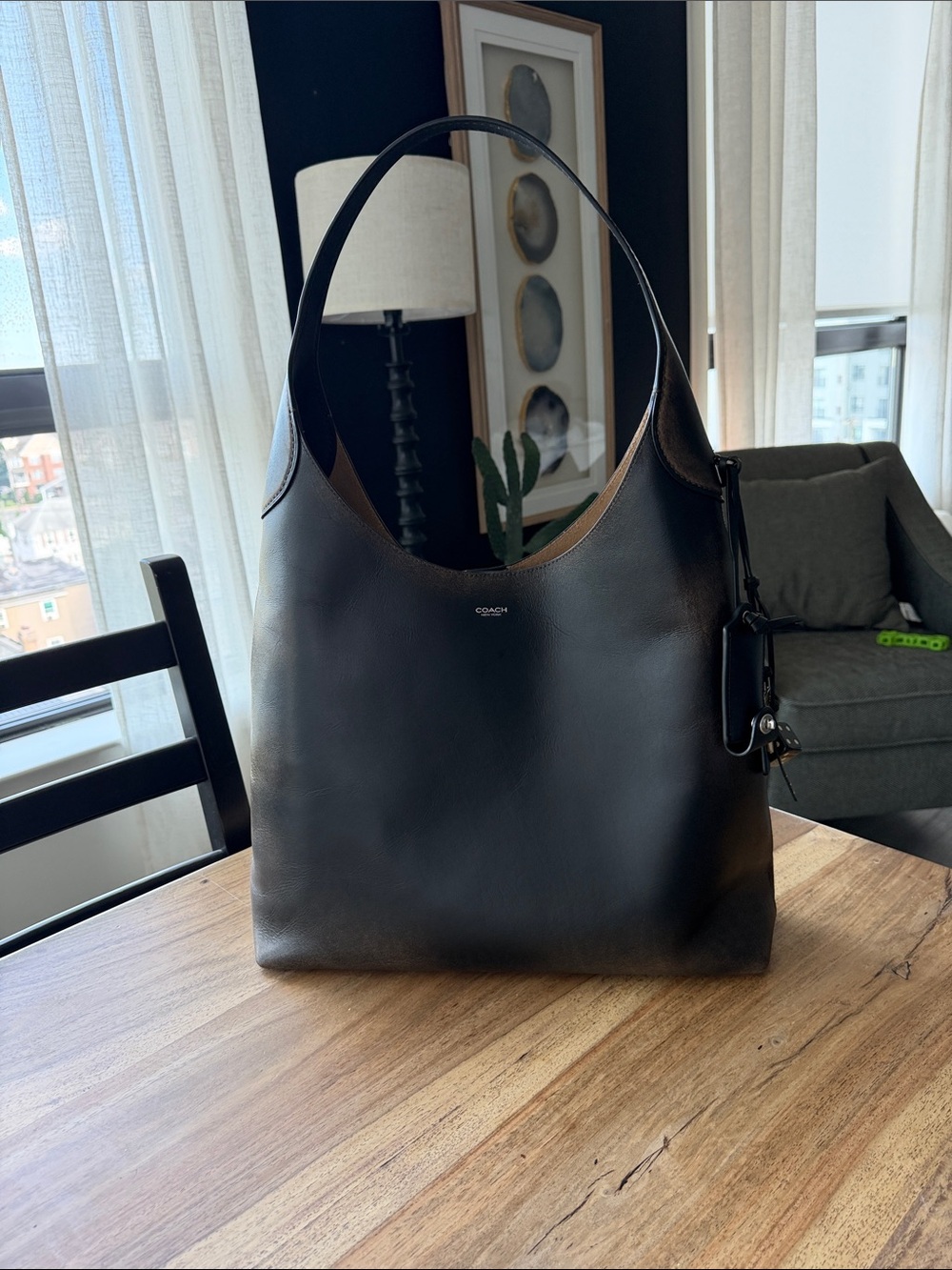 Coach Brooklyn Shoulder Bag 39 in Black Brown